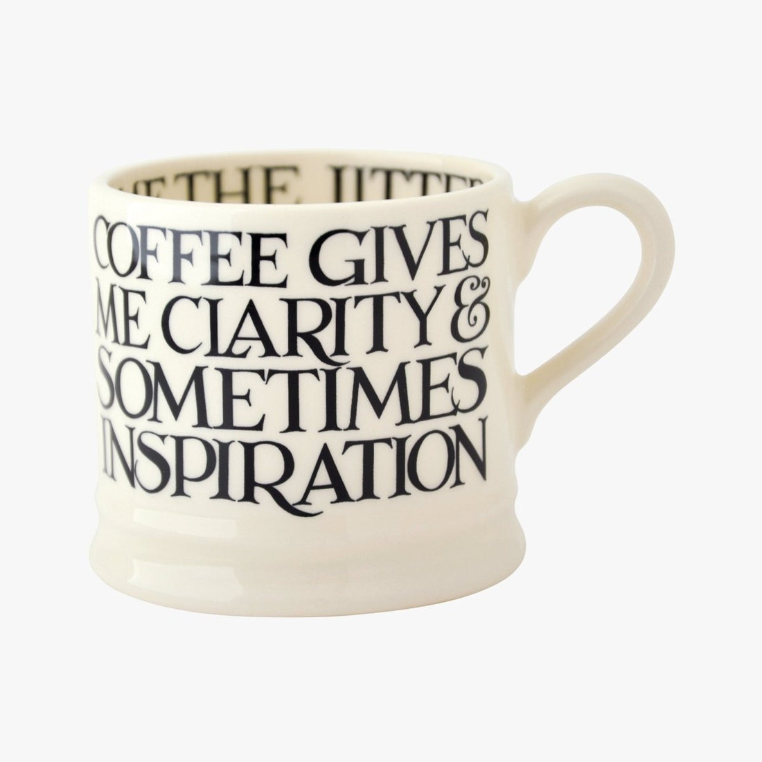 Black Toast All Over Small Mug - RUTHERFORD & Co