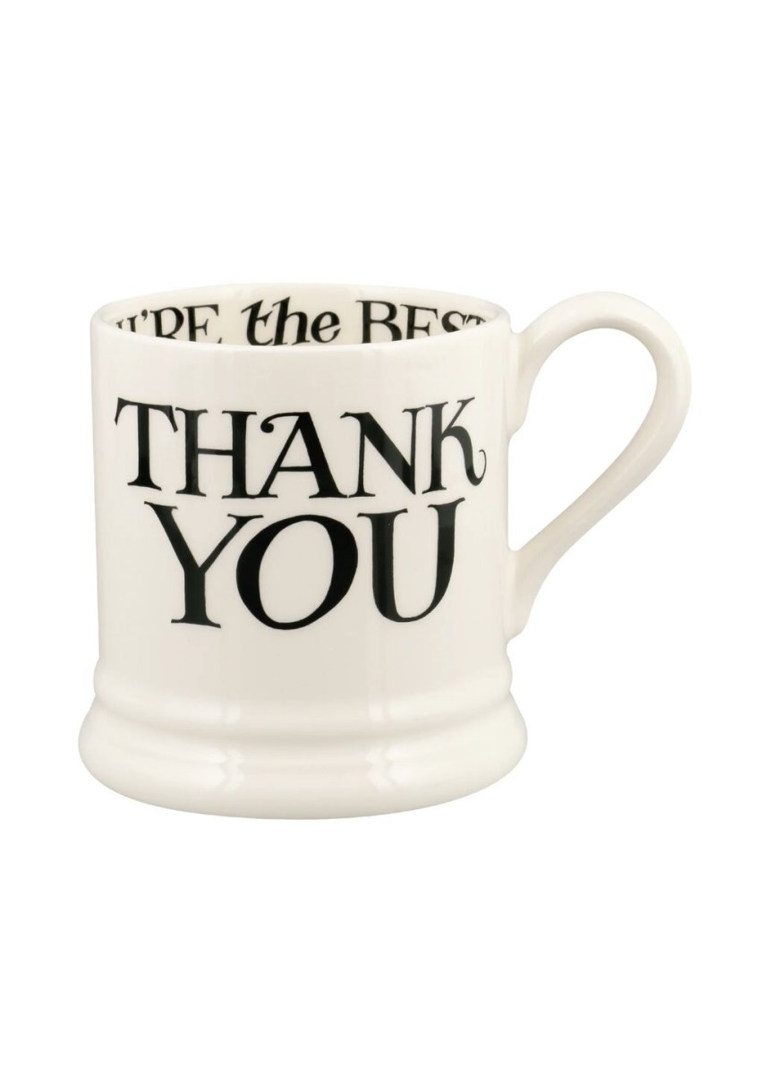 Black Toast Thank You 1/2 Pint Mug - RUTHERFORD & Co