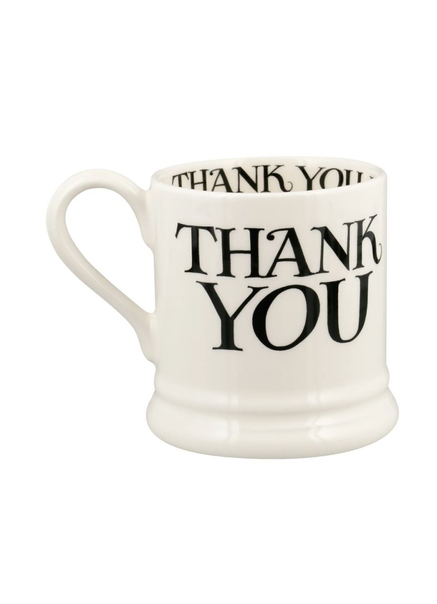 Black Toast Thank You 1/2 Pint Mug - RUTHERFORD & Co