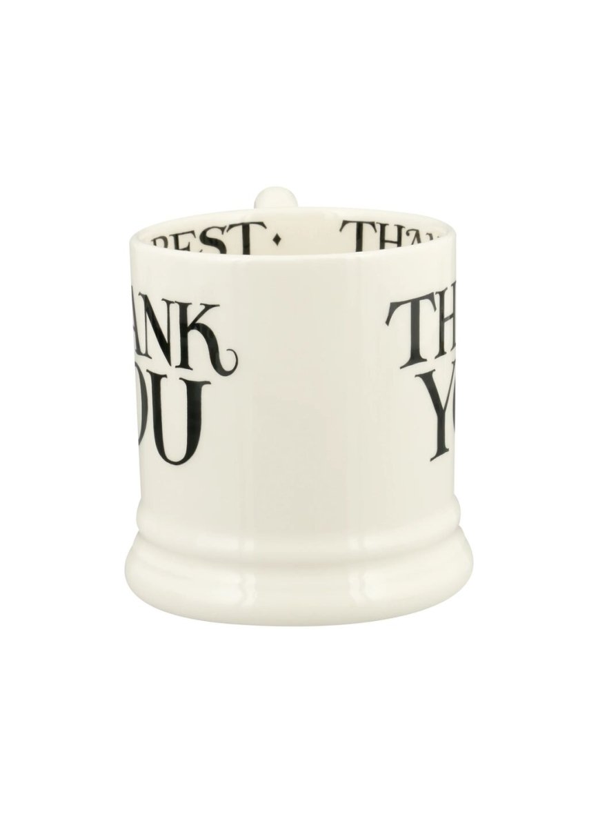 Black Toast Thank You 1/2 Pint Mug - RUTHERFORD & Co