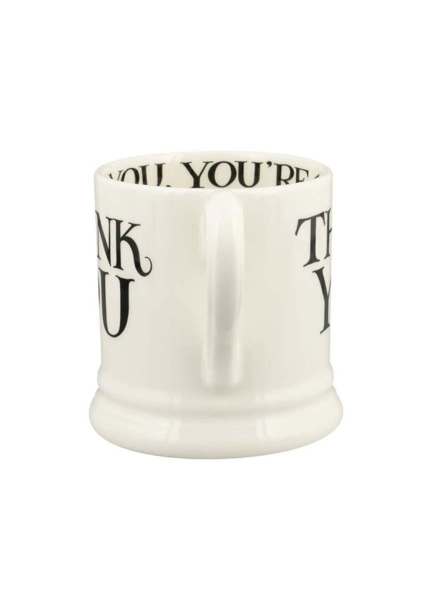 Black Toast Thank You 1/2 Pint Mug - RUTHERFORD & Co