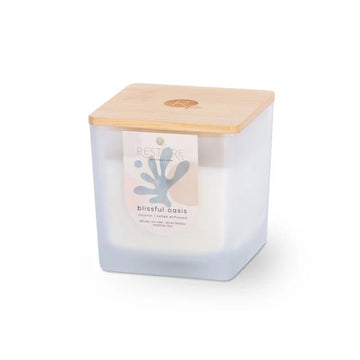 Blissful Oasis - Restore Large Candle - RUTHERFORD & Co
