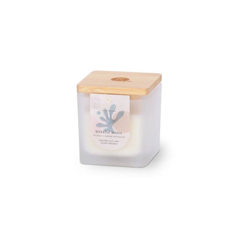 Blissful Oasis - Restore Small Candle - RUTHERFORD & Co