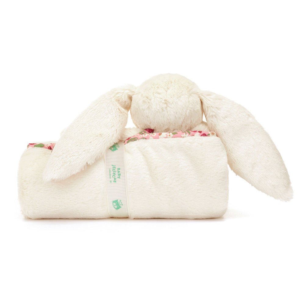Blossom Cream Bunny 'Berry' Blankie - RUTHERFORD & Co