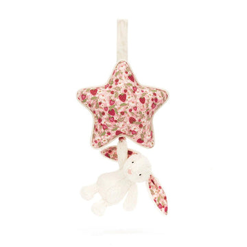 Blossom Cream Bunny 'Berry' Musical Pull - RUTHERFORD & Co