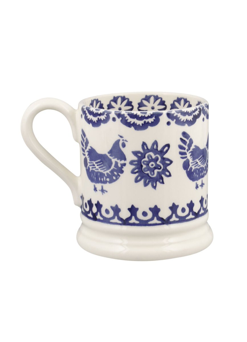 Blue Hen & Border Mum 1/2 Pint Mug - RUTHERFORD & Co