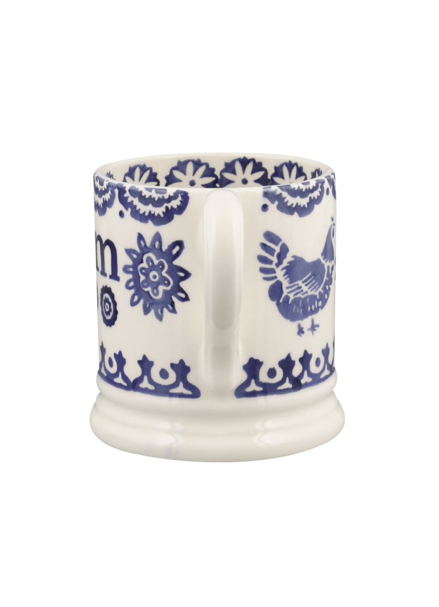 Blue Hen & Border Mum 1/2 Pint Mug - RUTHERFORD & Co