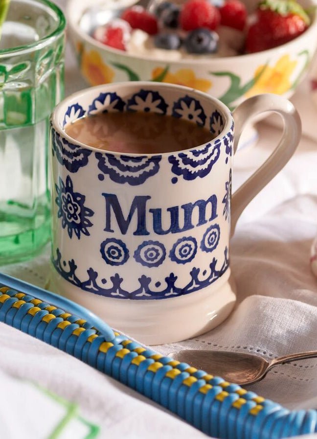 Blue Hen & Border Mum 1/2 Pint Mug - RUTHERFORD & Co