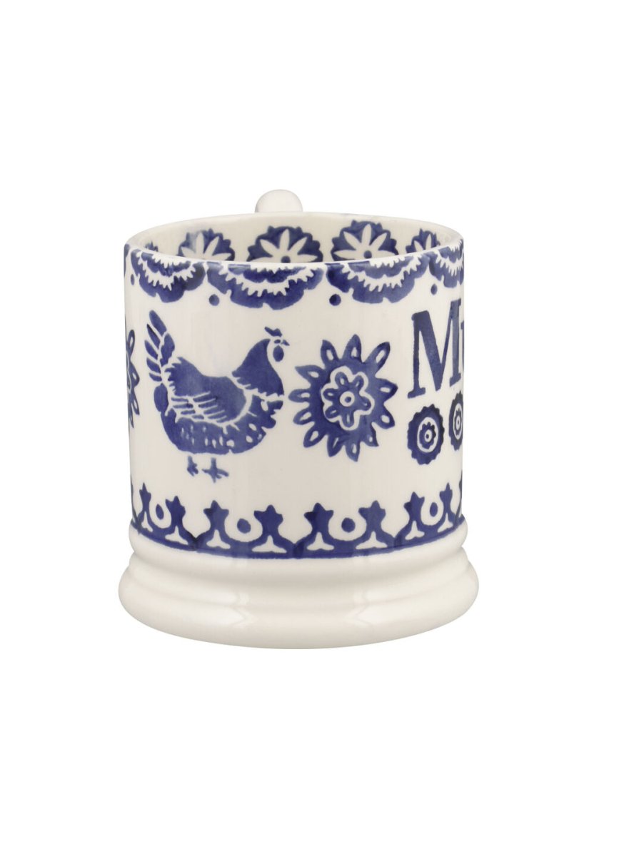 Blue Hen & Border Mum 1/2 Pint Mug - RUTHERFORD & Co