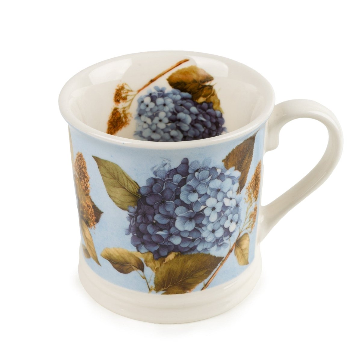 Blue Hydrangea Tankard Mug - RUTHERFORD & Co