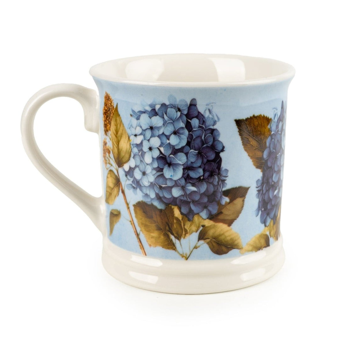 Blue Hydrangea Tankard Mug - RUTHERFORD & Co