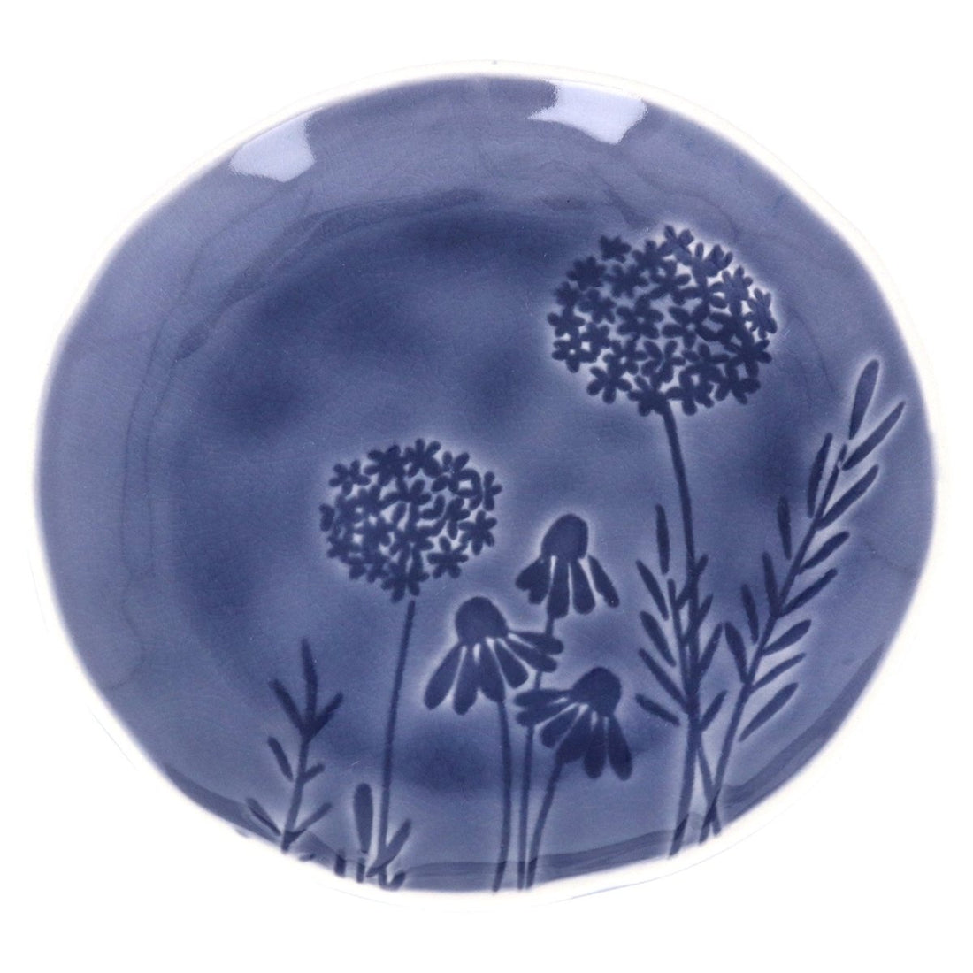 Blue Meadow Stoneware Side Plate - RUTHERFORD & Co