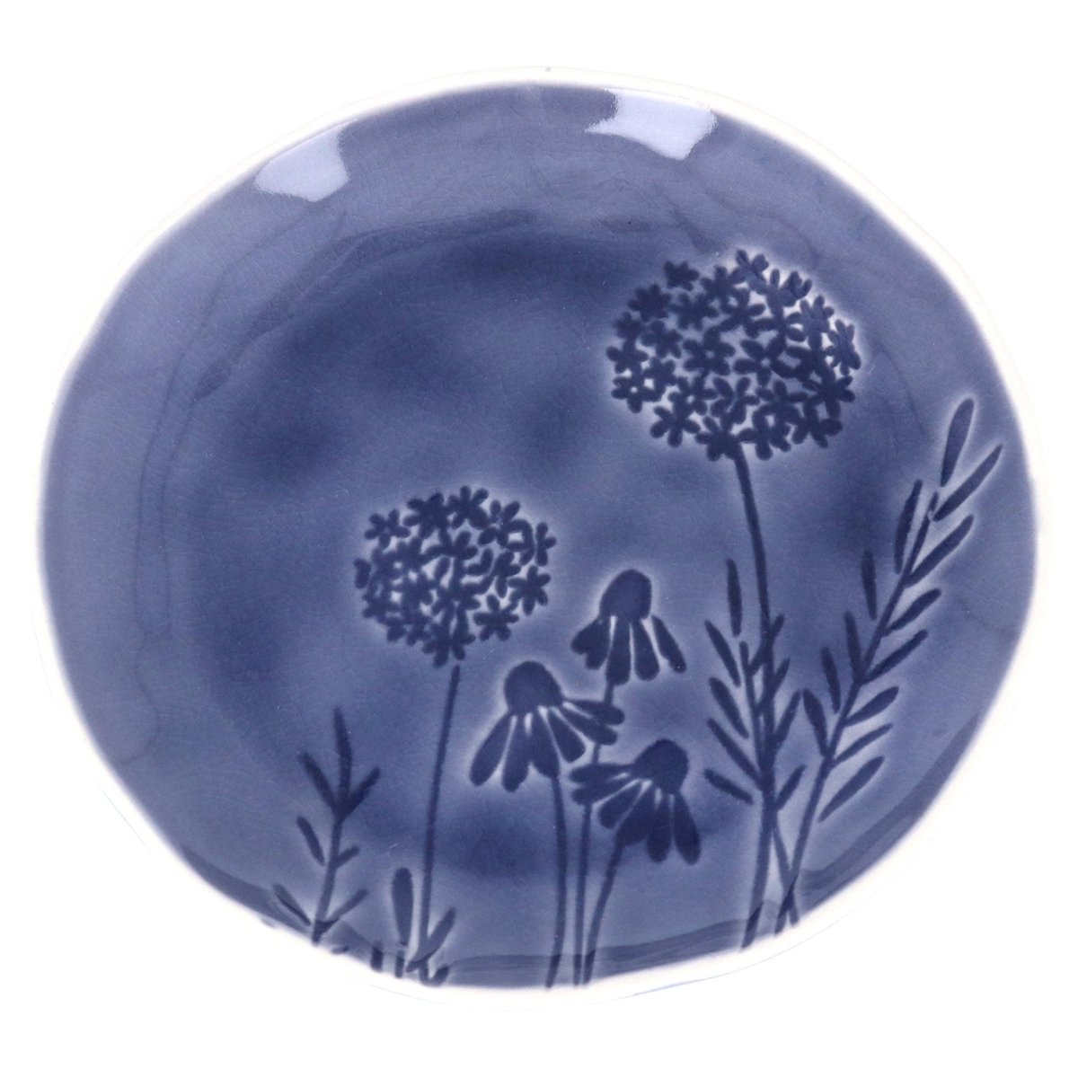 Blue Meadow Stoneware Side Plate - RUTHERFORD & Co