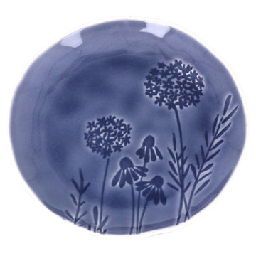 Blue Meadow Stoneware Side Plate - RUTHERFORD & Co
