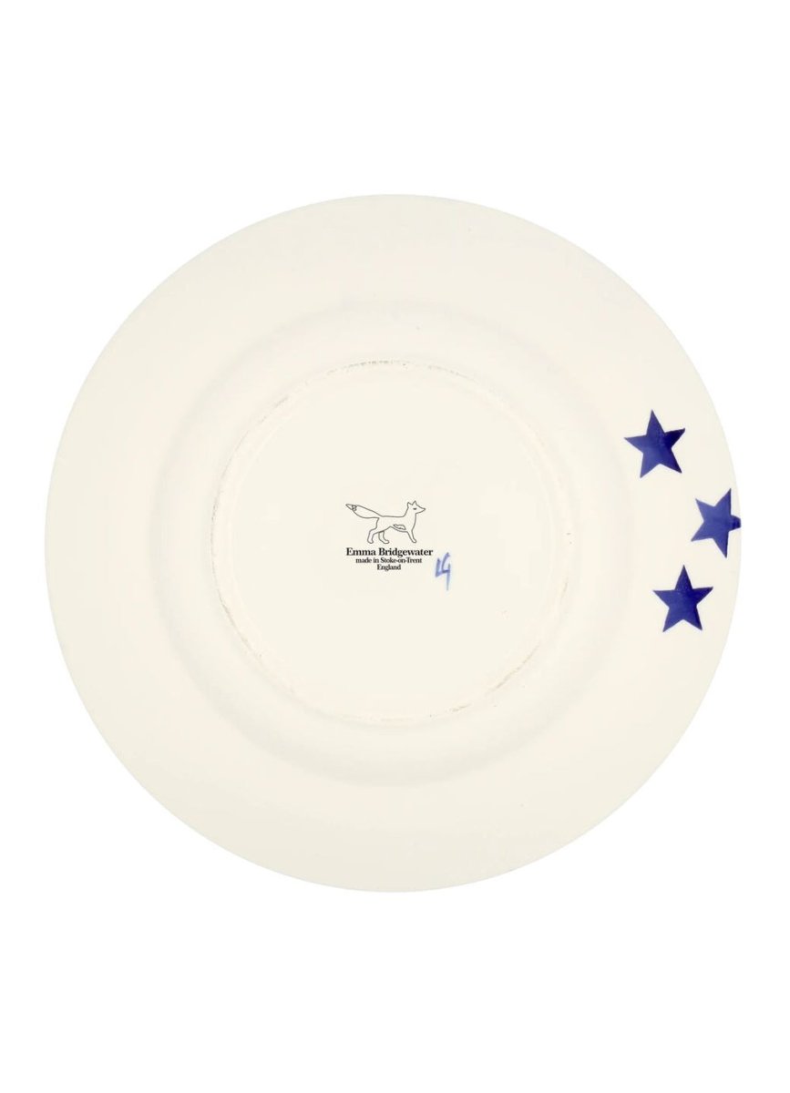 Blue Star Large Dinner Plate, 10.5 Inch - RUTHERFORD & Co