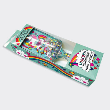 Blue Unicorn Children's Hairbrush With Sparkles - RUTHERFORD & Co