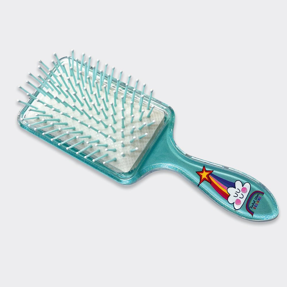 Blue Unicorn Children's Hairbrush With Sparkles - RUTHERFORD & Co