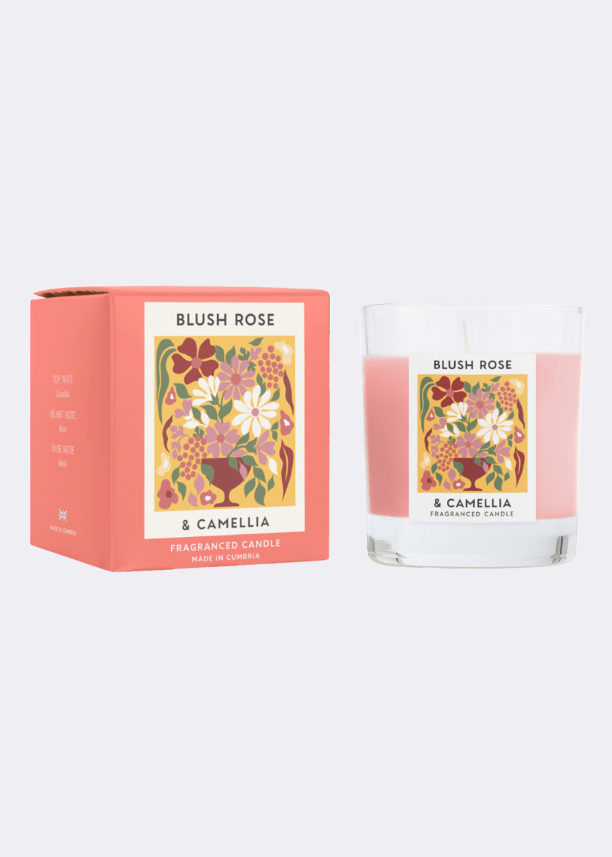 Blush rose candle - RUTHERFORD & Co