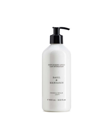 Body & Hand Lotion 500ml - Basil & Mandarin - RUTHERFORD & Co