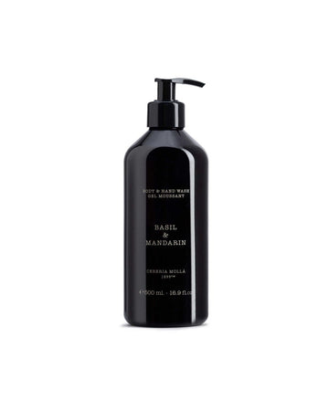Body & Hand Wash 500ml - Basil & Mandarin - RUTHERFORD & Co