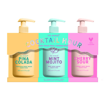 Body Wash Gift Set Of 3 Fragranced Shower Gel Cocktail Hour Cruelty Free Beauty Gift