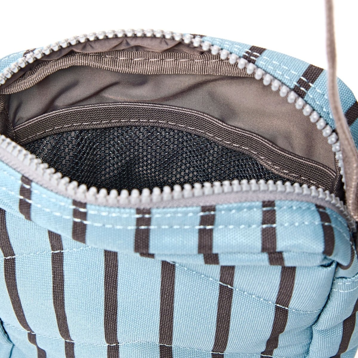 Bond Pocket Crossbody Bag in Blue Stripe - RUTHERFORD & Co
