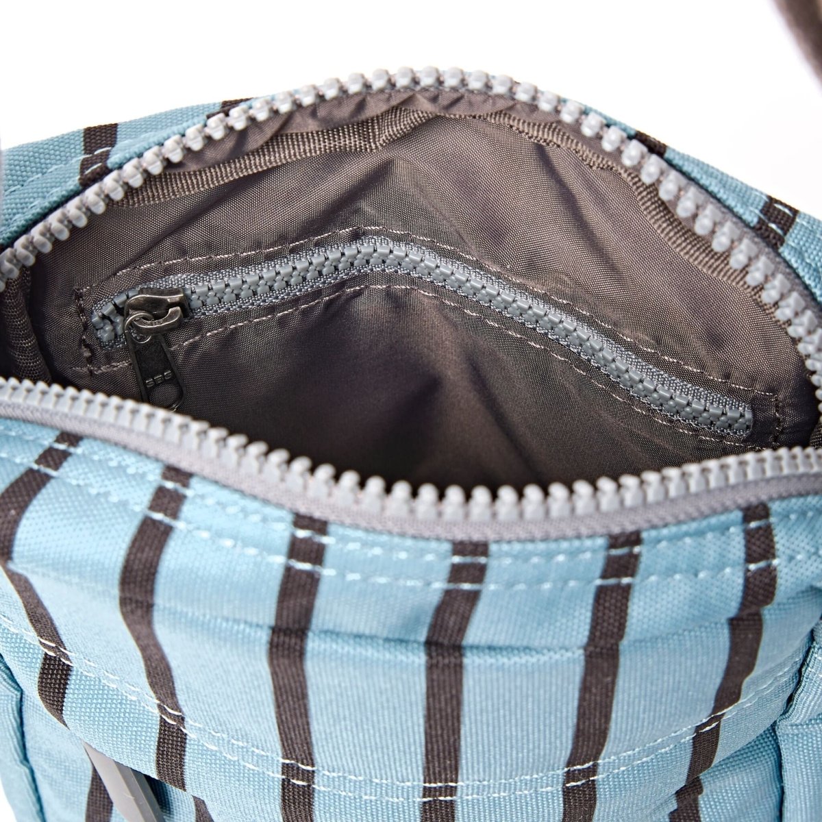 Bond Pocket Crossbody Bag in Blue Stripe - RUTHERFORD & Co