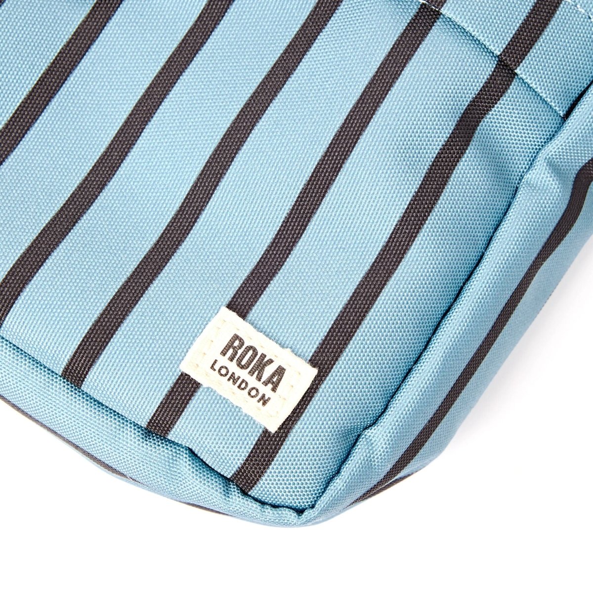 Bond Pocket Crossbody Bag in Blue Stripe - RUTHERFORD & Co