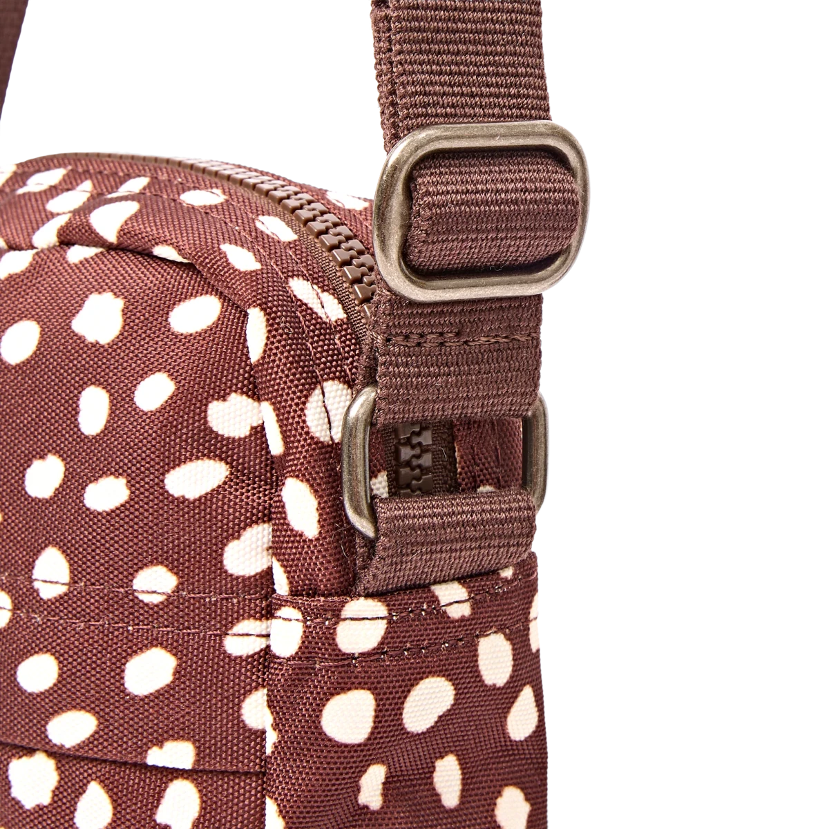 Bond Pocket Crossbody Bag in Brown Dot - Small - RUTHERFORD & Co