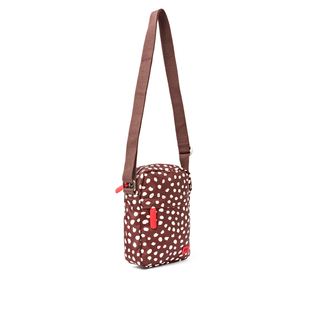 Bond Pocket Crossbody Bag in Brown Dot - Small - RUTHERFORD & Co