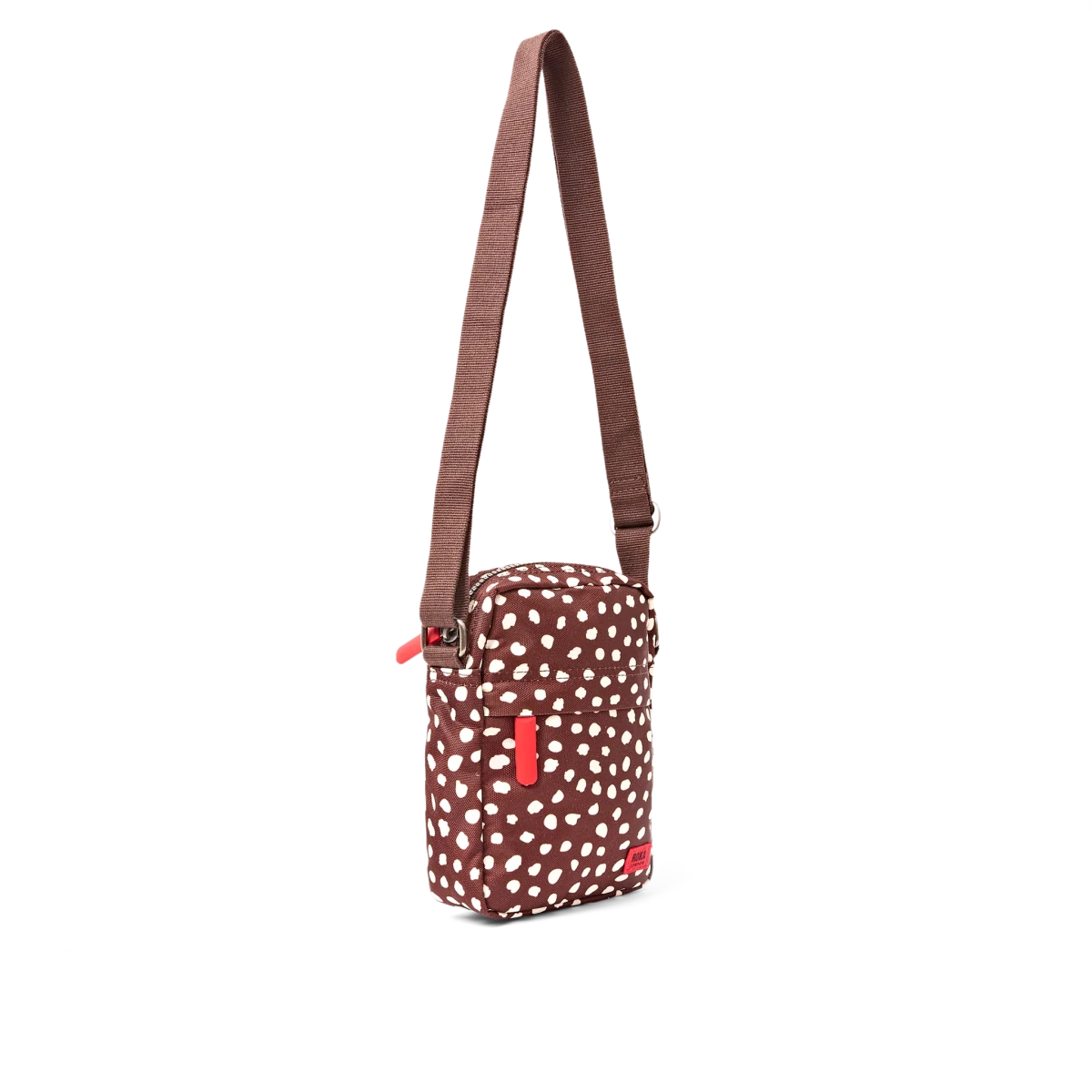 Bond Pocket Crossbody Bag in Brown Dot - Small - RUTHERFORD & Co
