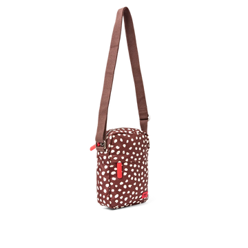 Bond Pocket Crossbody Bag in Brown Dot - Small - RUTHERFORD & Co