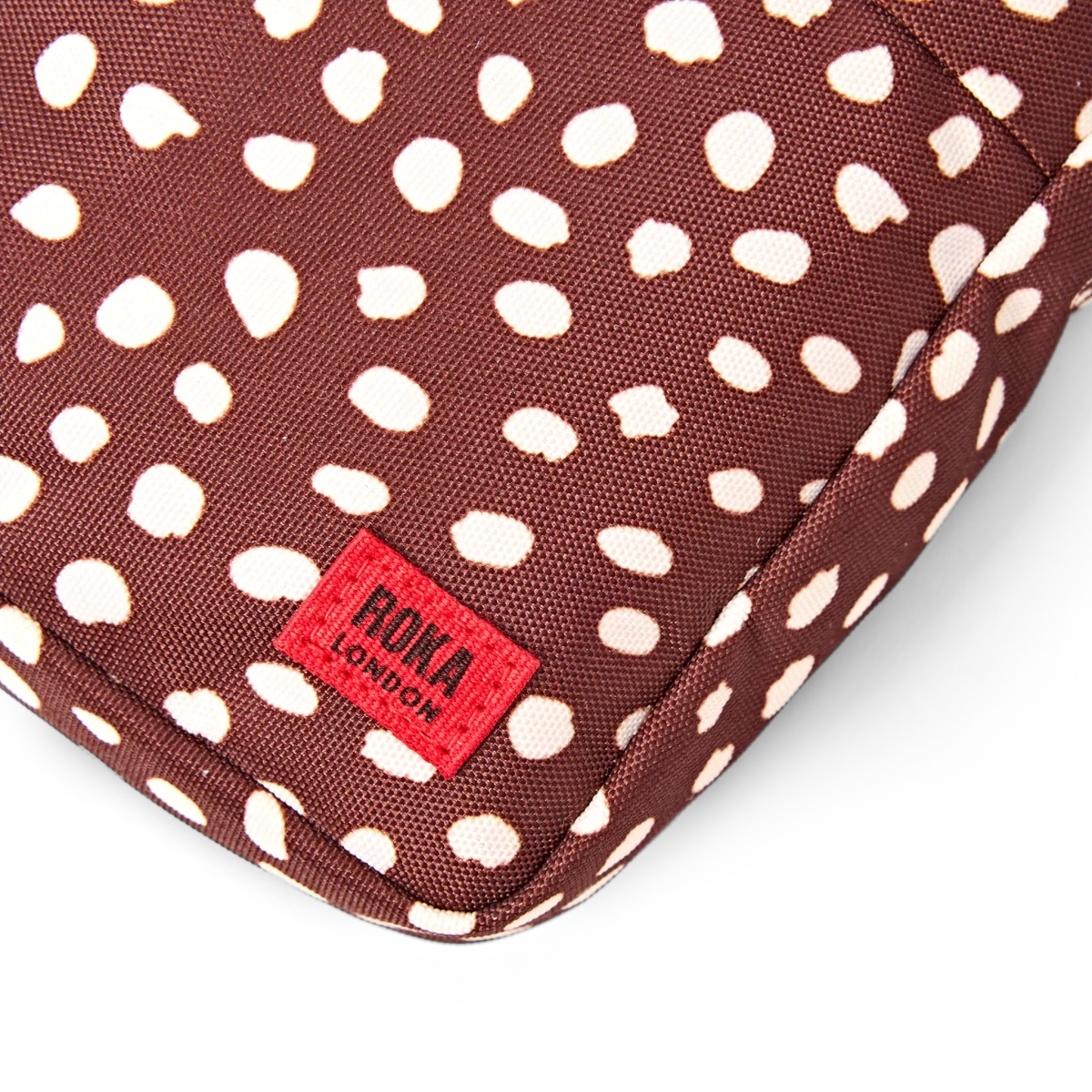 Bond Pocket Crossbody Bag in Brown Dot - Small - RUTHERFORD & Co