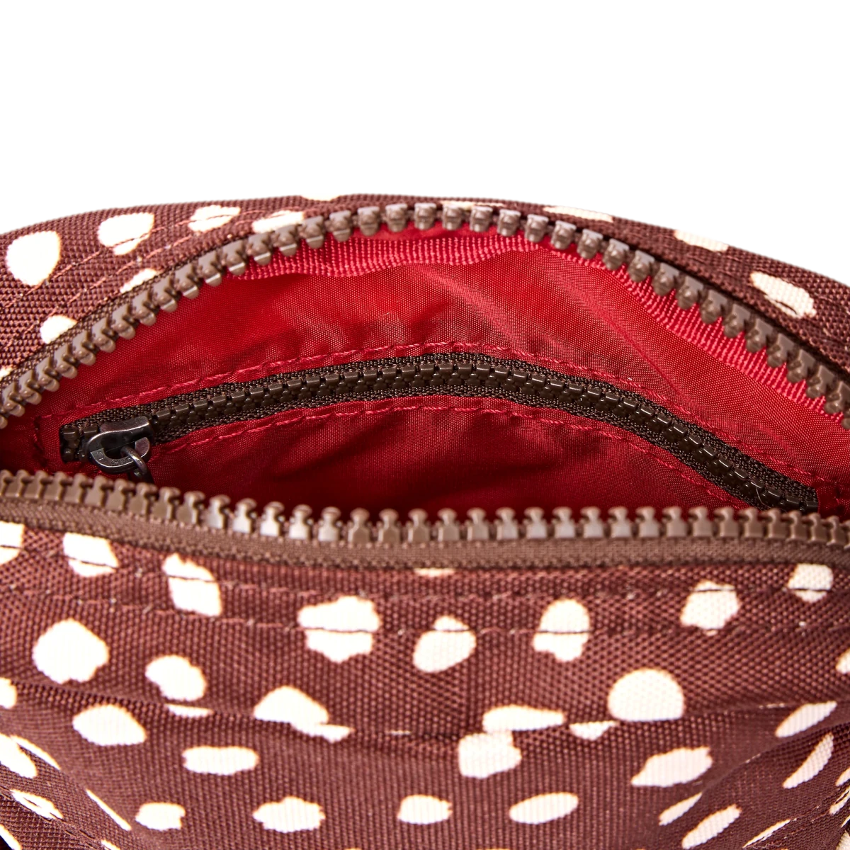 Bond Pocket Crossbody Bag in Brown Dot - Small - RUTHERFORD & Co