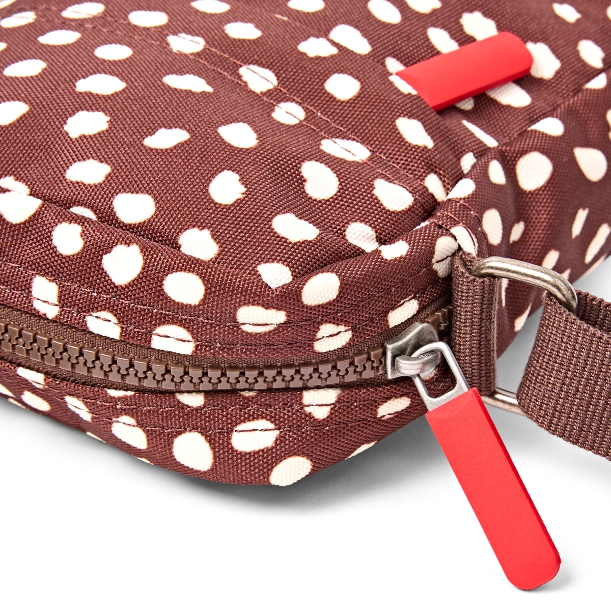 Bond Pocket Crossbody Bag in Brown Dot - Small - RUTHERFORD & Co