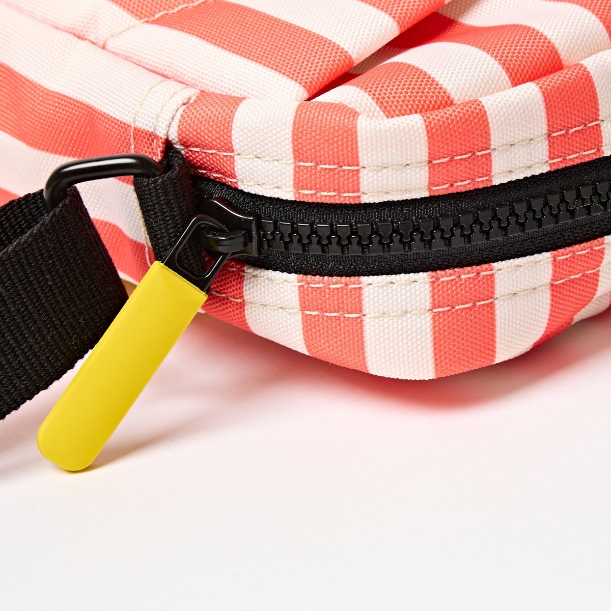 Bond Pocket Crossbody Bag in Coral Stripe - RUTHERFORD & Co