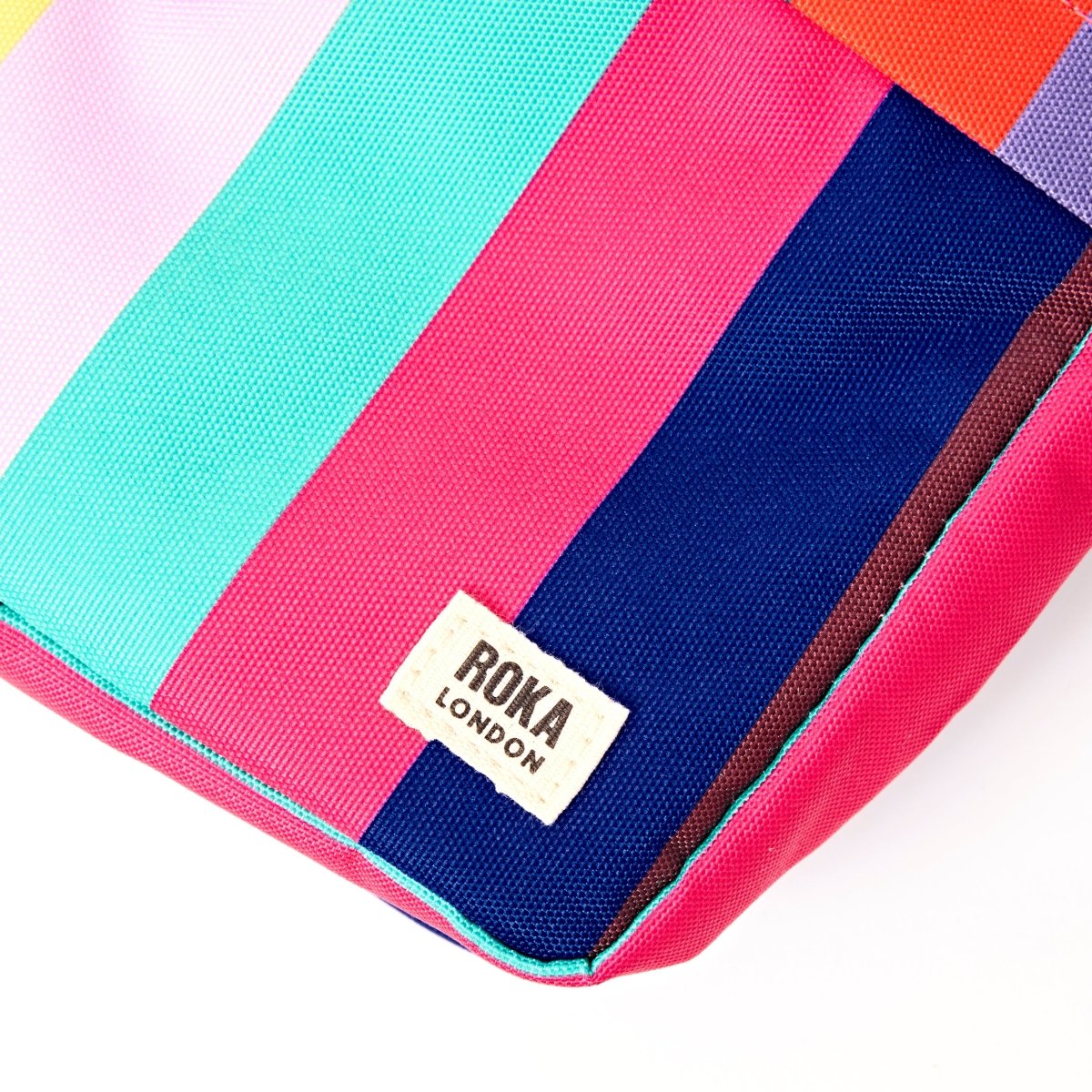 Bond Pocket Crossbody Bag in Wide Multi Stripe - RUTHERFORD & Co