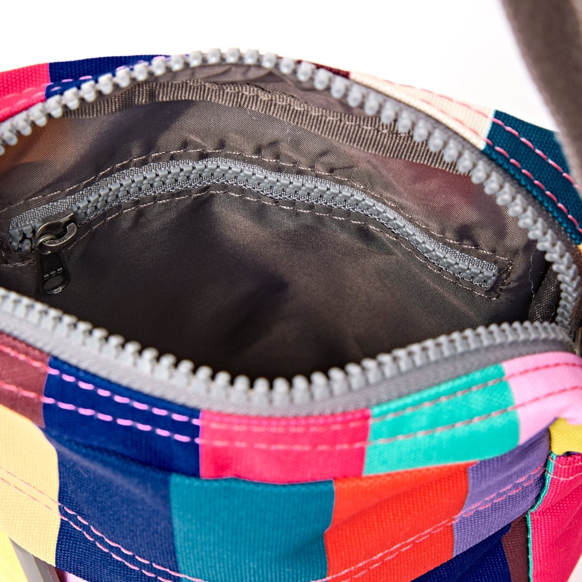 Bond Pocket Crossbody Bag in Wide Multi Stripe - RUTHERFORD & Co