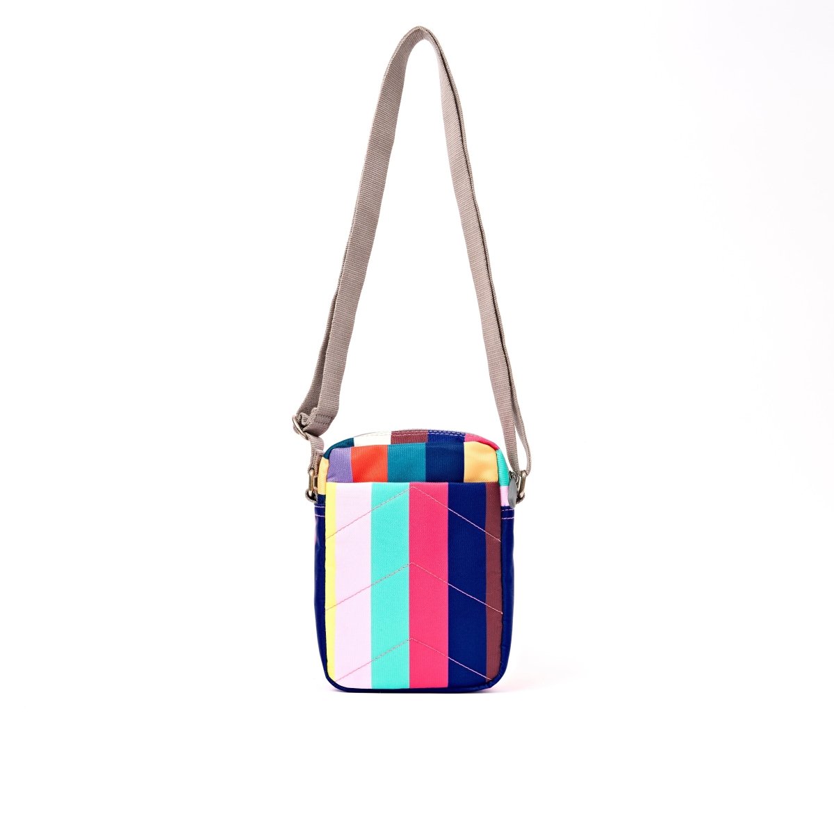 Bond Pocket Crossbody Bag in Wide Multi Stripe - RUTHERFORD & Co