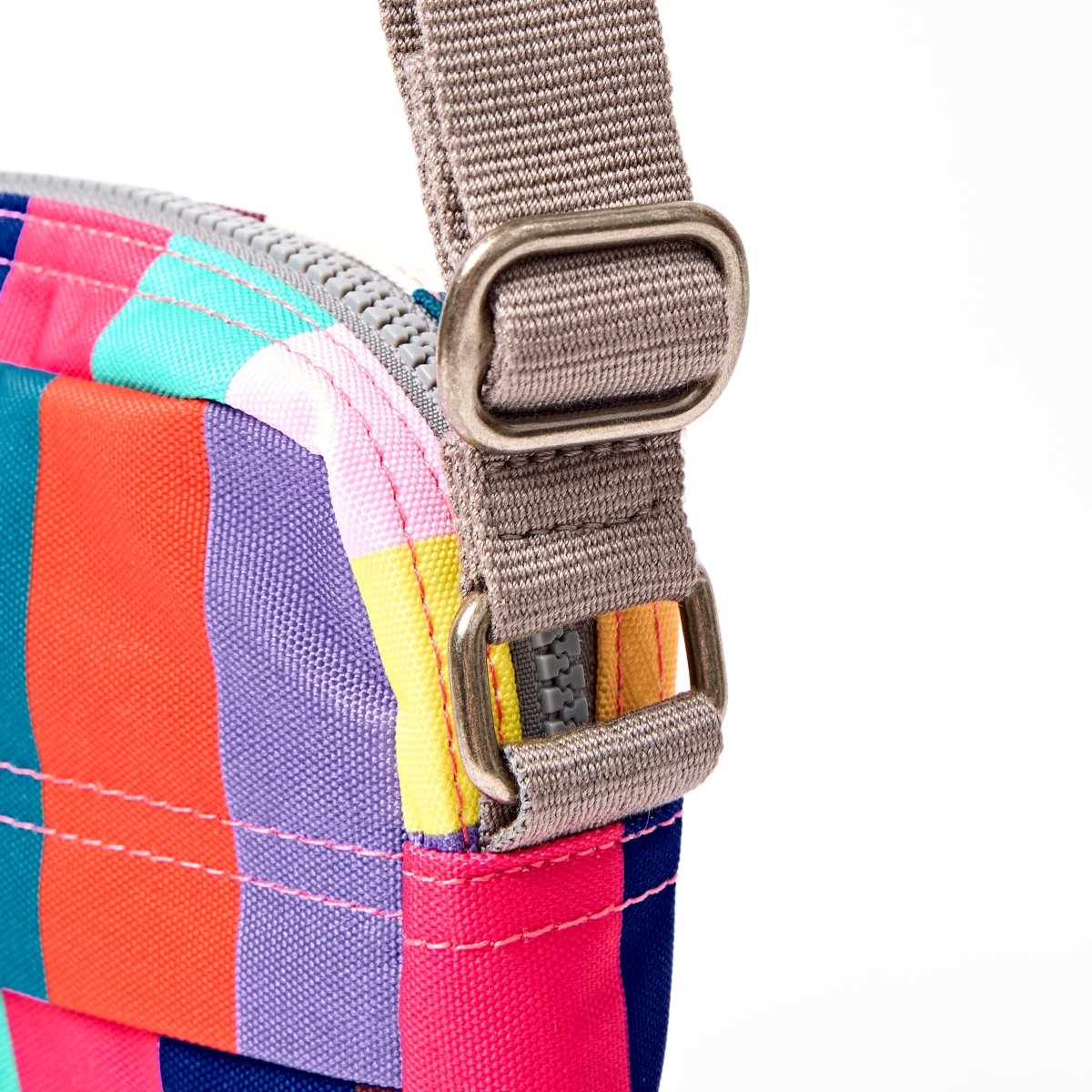 Bond Pocket Crossbody Bag in Wide Multi Stripe - RUTHERFORD & Co