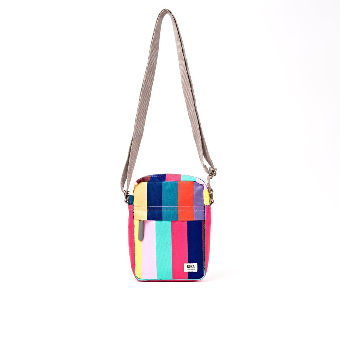 Bond Pocket Crossbody Bag in Wide Multi Stripe - RUTHERFORD & Co