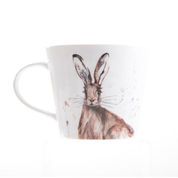 Bone China Mug/The Meadow/Hare - RUTHERFORD & Co