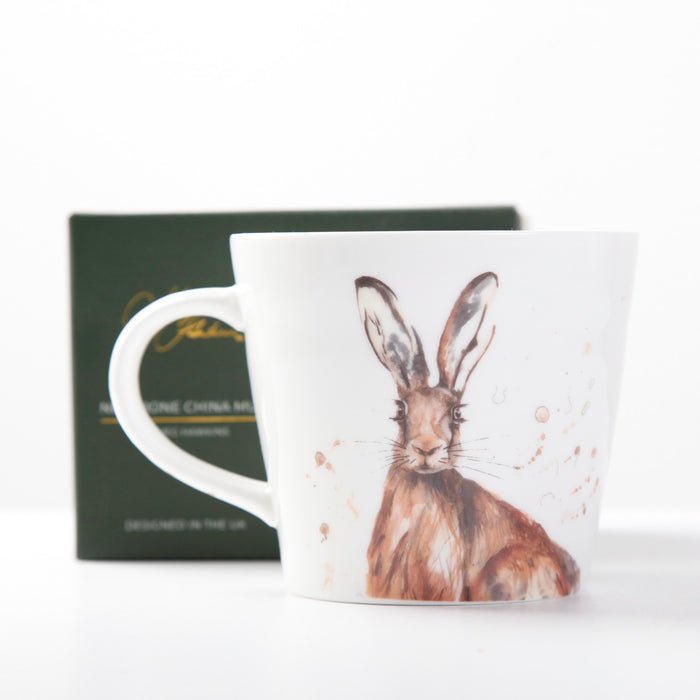 Bone China Mug/The Meadow/Hare - RUTHERFORD & Co