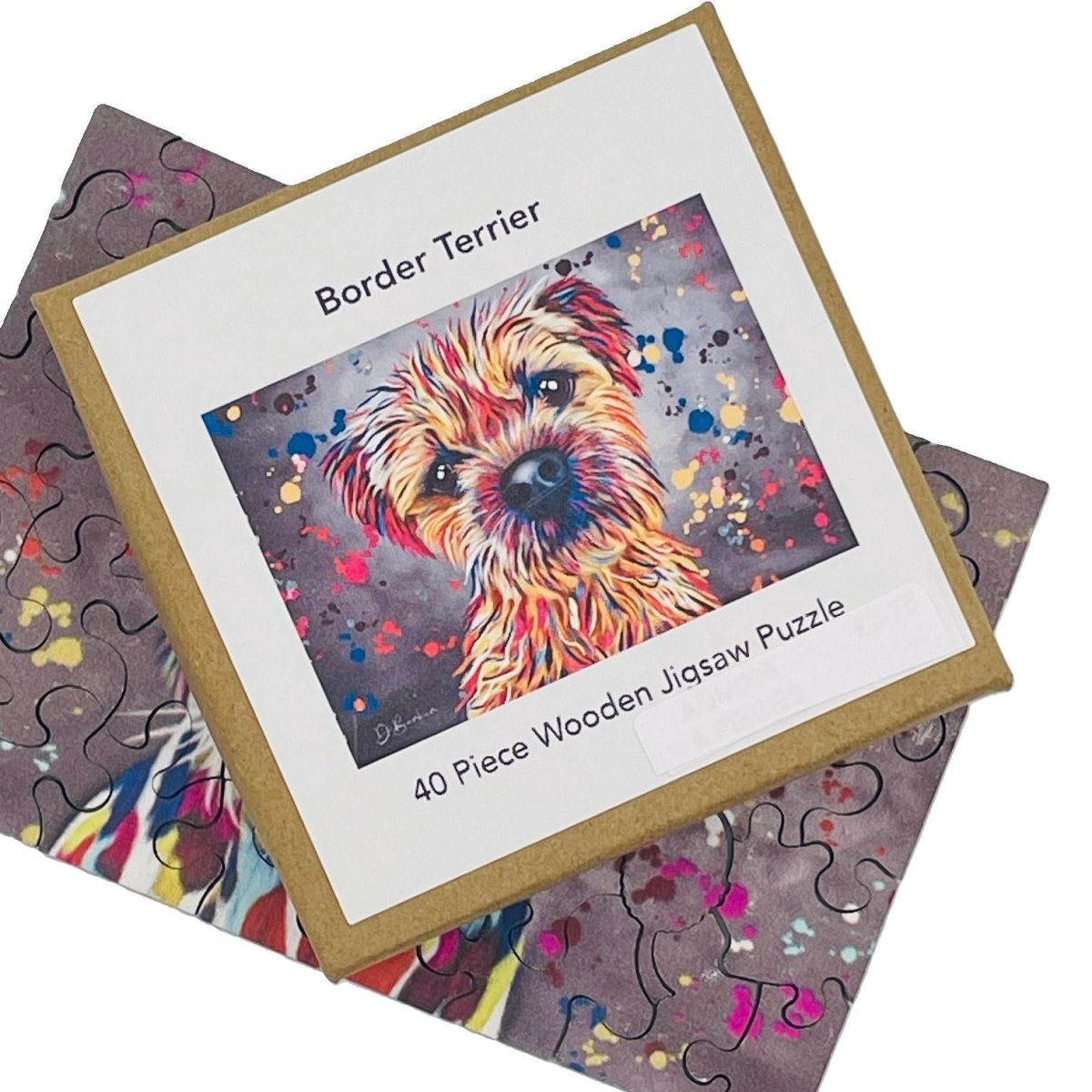 Border Terrier Wooden Jigsaw Puzzle 40 Piece - RUTHERFORD & Co