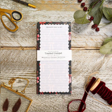 Bows & Berries Magnetic Shopping List - RUTHERFORD & Co
