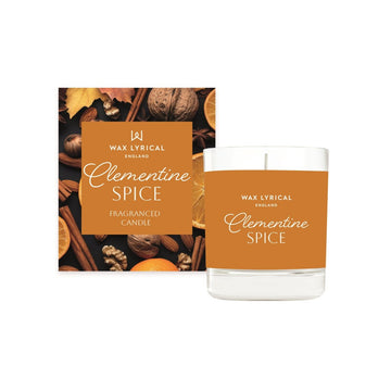 Boxed Candle Clementine Spice - RUTHERFORD & Co