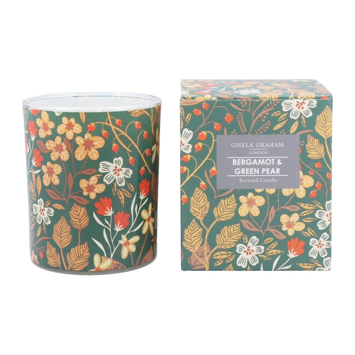 Boxed Scented Candle 8.5cm – Teal Floral - RUTHERFORD & Co
