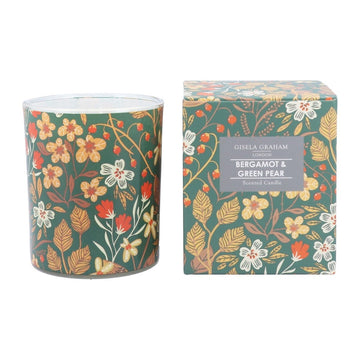 Boxed Scented Candle 8.5cm – Teal Floral - RUTHERFORD & Co