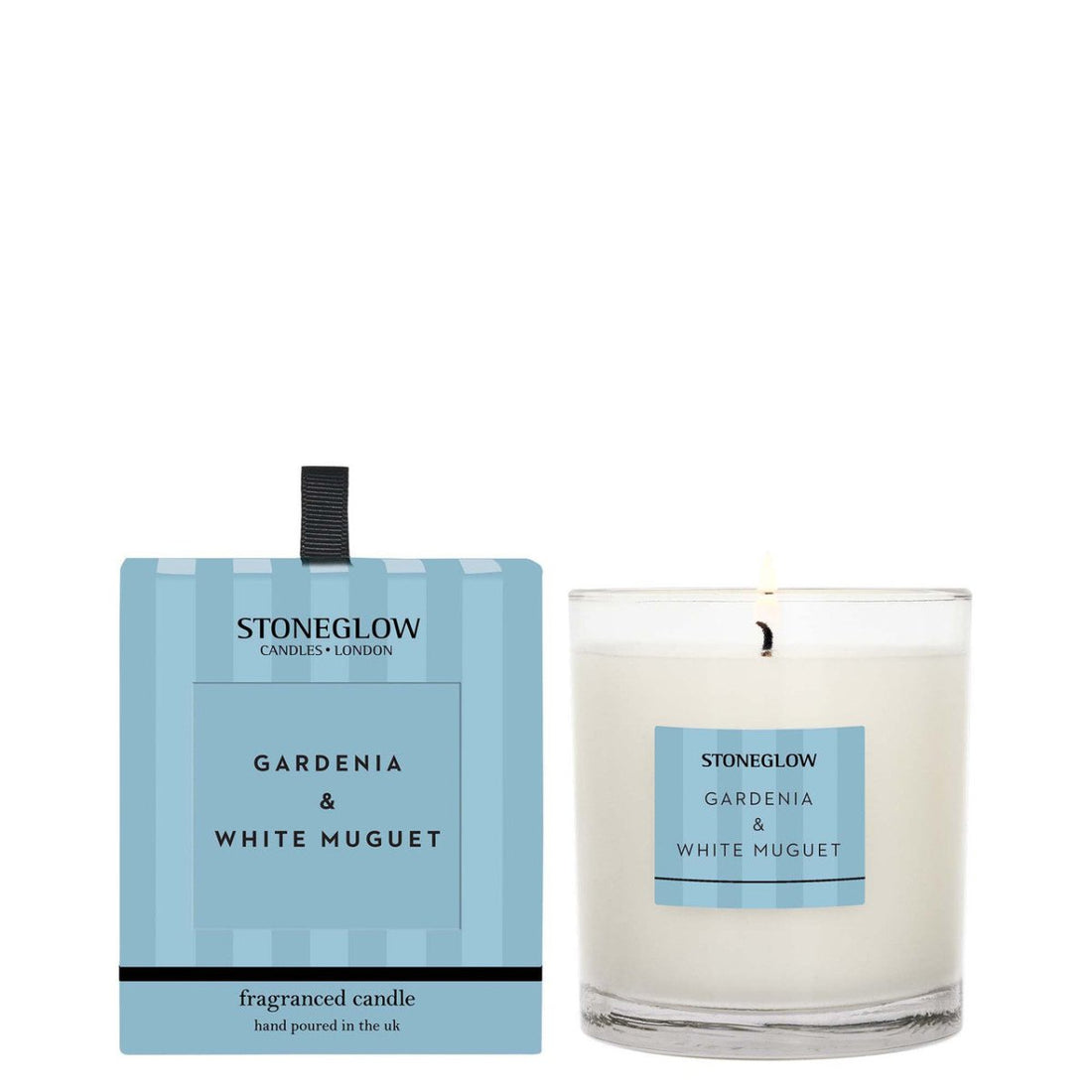Boxed Tumbler Candle Gardenia & White Muguet - RUTHERFORD & Co