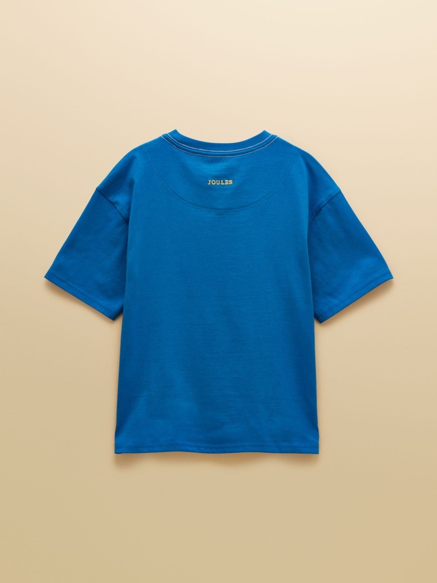 Boys' Archie Blue Applique Graphic T-Shirt - RUTHERFORD & Co